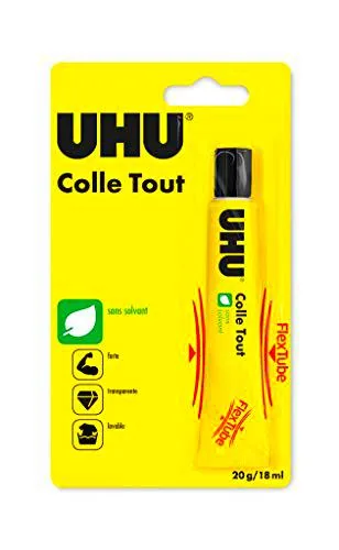 UHU Alleskleber FLEX + CLEAN, lösemittelfrei, 20 g