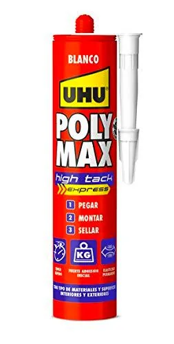 UHU Adhesivo-Sellador Poly MAX High Tack Express Blanco 425 g.