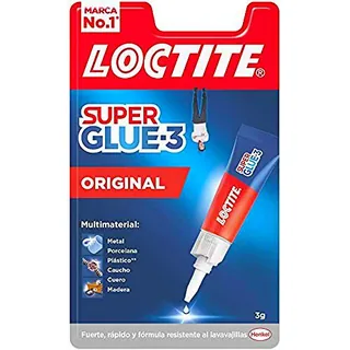 Loctite Super Glue-3 Original, pegamento universal con triple resistencia