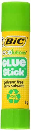 Bic Ecolutions - Barra de pegamento (5 unidades, 8 gr)