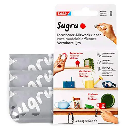 Sugru by tesa - Pegamento Multiusos Moldeable - Masilla Adhesiva Versátil