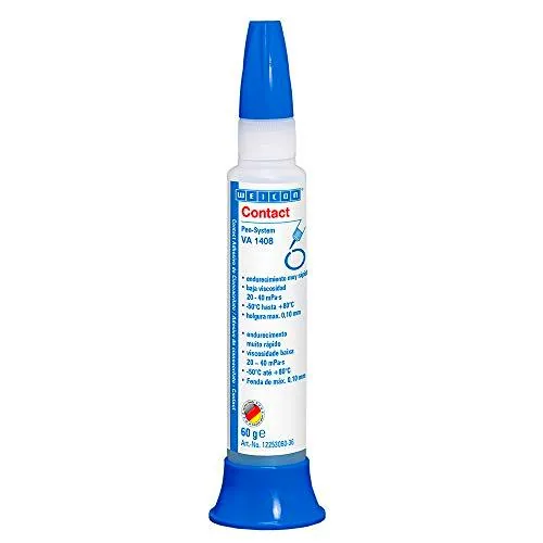 WEICON Contact VA 1408 Adhesivo cianoacrilato 60g para Goma