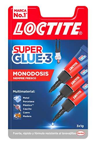 Loctite Super Glue-3 Original Mini Trio, pegamento universal con triple resistencia