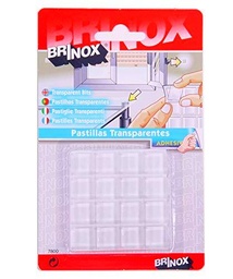 Brinox B78000H Pastillas protectoras adhesivas, Transparente