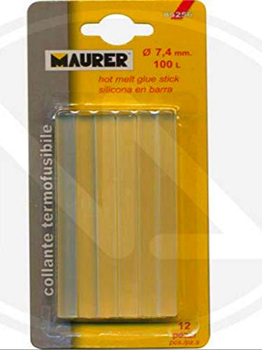 Silicona En Barra Maurer (Blister 12 Unidades) Ø 7,4mm