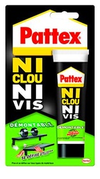 Pattex Ni clou ni vis - Pegamento instantáneo extraíble (100 g)
