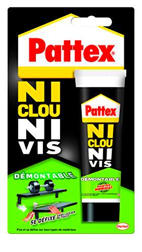 Pattex Ni clou ni vis - Pegamento instantáneo extraíble (100 g)