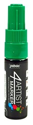PEBEO 580218 4 Artista marcadores, Metal, Color Verde Oscuro