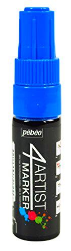 PEBEO 580210 4 Artista marcadores, Metal, Color Azul Oscuro