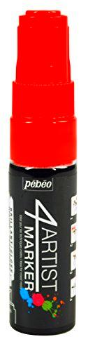 PEBEO 580207 4 Artista marcadores, Metal, Rojo