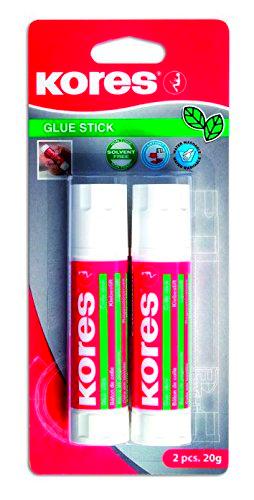 Kores Klebestift Premium, 2 x 20 g, auf Blisterkarte