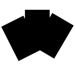 House of Card &amp; Paper - Tarjeta A4, 160 g/m², color negro