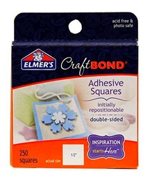 Elmers/X-Acto Elmer's CraftBond(R) - Cuadrados Adhesivos (12,7 x 1,27 cm