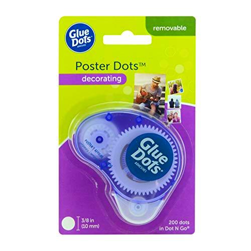 Colla puntini 3/8" Poster Dot ' n andare chiaro monouso Dispenser-200