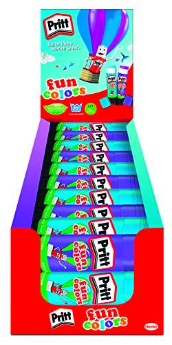 Pritt - Klebestift Grün &amp; Pink, 10 g, 30er Display