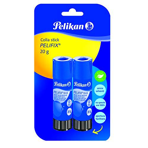 Pelikan 24006118- Barra de pegamento Pelifix 20 g, paquete de 2 piezas