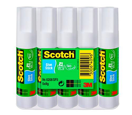 Scotch 6208SF5 - Barra de pegamento sin disolventes