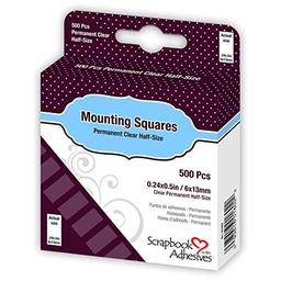 3L 0,5 x .25-Inch Permanente Recortes Adhesivos Cuadrados de