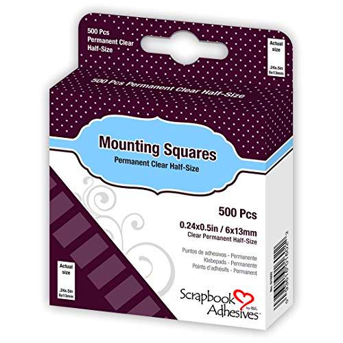 3L 0,5 x .25-Inch Permanente Recortes Adhesivos Cuadrados de