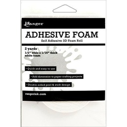 Ranger Espuma Rollo 1/2-inch x 1/16-inch x 2yd-White