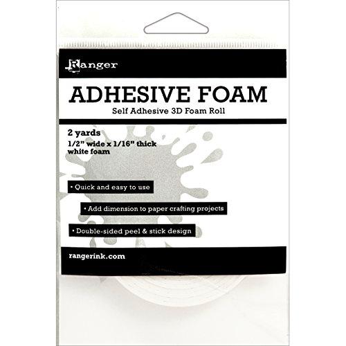 Ranger Espuma Rollo 1/2-inch x 1/16-inch x 2yd-White