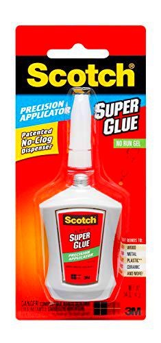 Scotch Super Glue - Pegamento instantáneo (con aplicador, 4 g)