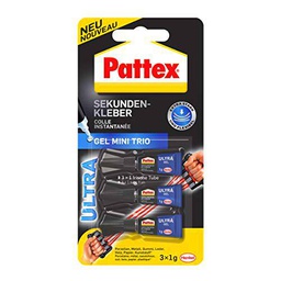 Pattex PSMG3 - Pegamento instantáneos, 3 x 1 g