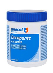 Unecol 7005 Decapante (Pasta, Bote con Pincel), Blanco, 140 g