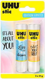 UHU Stic - Pegamento sin disolventes (21 g, 2 unidades)