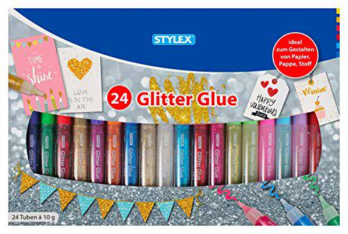Stylex 10 G pegamento con purpurina para (24 piezas) 
