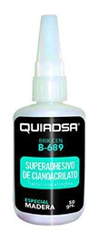 Quiadsa 53302002 Adhesivo de Cianoacrilato Tipo Gel, 50 gr