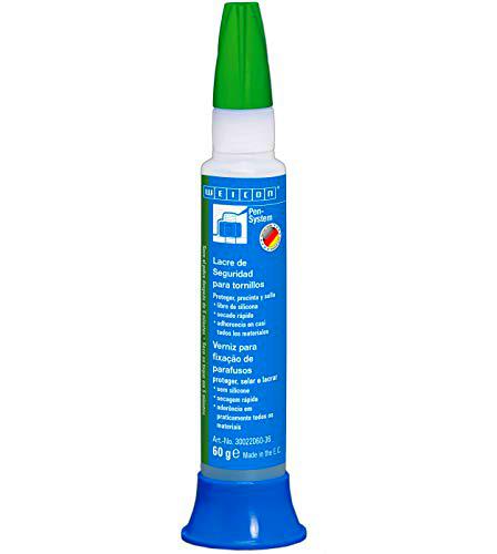 WEICON Laca aseguradora deTornillos 60g verde - Bloqueo de tornillos
