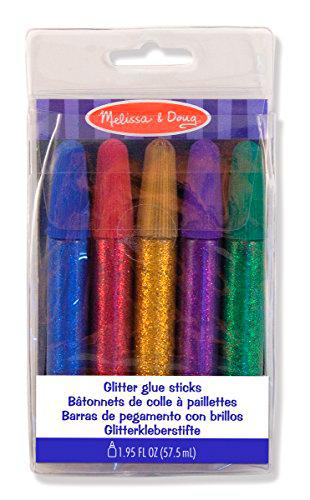 Melissa &amp; Doug - Barras de pegamentos con Brillos (14126)