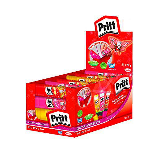 Pritt PG GKD Glitter palillo de color barras de pegamento con brillo