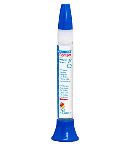 WEICON Contact VA 8312 HT 12 g Adhesivo instantáneo incoloro a base de cianoacrilato