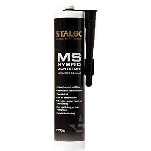 Staloc® Adhesivo Premium &amp; Sellador MS Hybrid Universal para Adhesión Infinita ~ Blanco