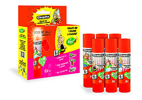 BL6BA8ADAST- Blíster de 6 adhesivos adhesivos 8 g, transparente