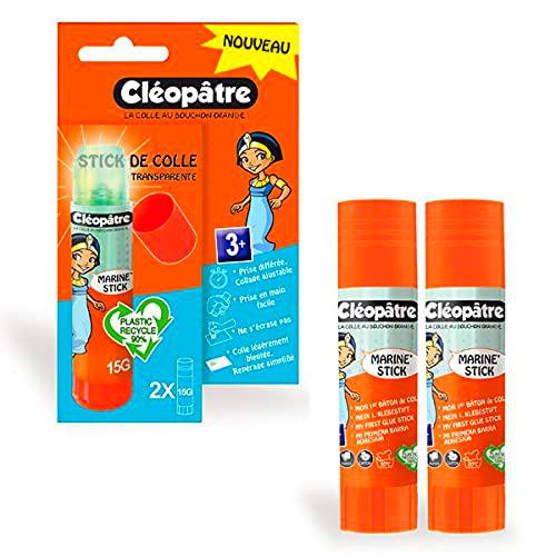 BL2BA15CMC - Caja de 2 barras de pegamento «Cléostick Marine» en 15 g