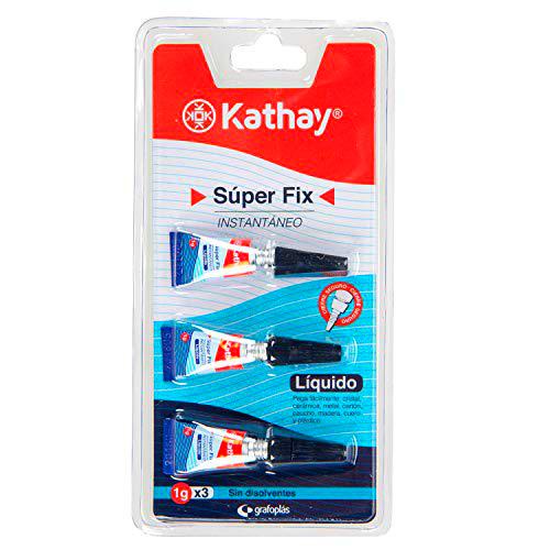 Kathay Pegamento Instantáneo, Trasparente, 3g, 3