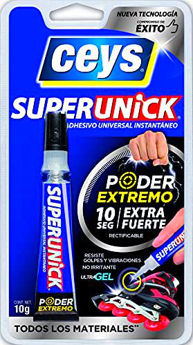 CEYS 504250 cianocrilato Poder Extremo 10 Segundos 2000kg/10cm² Nueva tecnología 10gr, 0