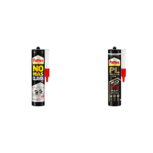Pattex No Más Clavos Invisible, pegamento resistente transparente