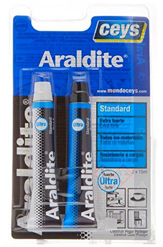 CEYS CE510107 Adhesivo araldit standard blister grande, Azul, 0