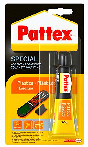 Pattex Pegamento para plástico transparente, resistente al agua, 1 x 30gr