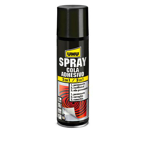 UHU® Pegamento en spray 3 en 1- 200 ml.