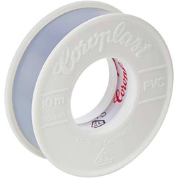 Coro plast c1396 - Cinta aislante (0,10 x 15 mm x 10 m, gris