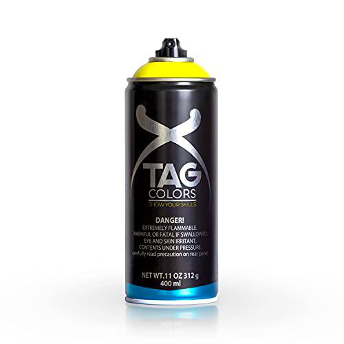 TAG Colors G400A085 Pintura Graffiti Spray UFO GREY 400ml, Caja de 6