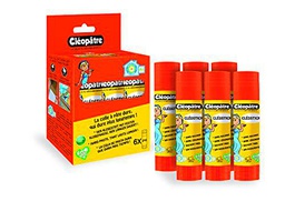 CLEOPATRE BA21X6 - Caja de CLEOSTICK barra pegamento blanco gr