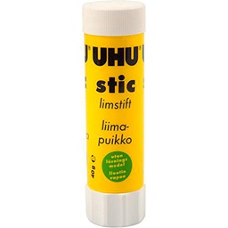 Barras de pegamento UHU de 40 g, (1 varilla incluida).