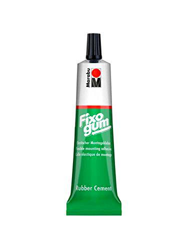 Marabu Tubo de Cemento de Goma, Transparente, Fixogum, 50 g