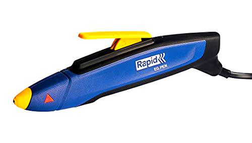 rapid 5001474, Pistola EG Pen-Bolígrafo Barras de Cola de 7mm-Cable de 2 m de Largo, Azul